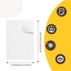 Bez Marki 20 A4 permatomojo vinilo lipnių lapelių rinkinys Diy etiketėms
