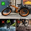 Bez Marki 20" X4.0 storio padangų dviračių sparnai purvasaugių rinkinys, purvasaugiai