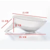 Bez Marki 23,6 cm skersmuo. Virtuvė Daržovės Vaisiai Drip Basket Maisto klasė Washng Baltas