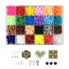 Bez Marki 24 spalvų 5 mm spalvingų Hama Perler saugiklių karoliukų rinkinys vaikams „pasidaryk pats“, 1 stilius