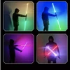 Bez Marki 2IN1 STAR WARS ŽAISLINIS METALINĖS RANKENĖS ŠVIESOS KAVYBĖS SVĖTINANTIS GARSU 80cm