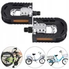 Bez Marki 2X DVIRAČIO PEDALAI, SULANKSTAMI NESLYDUS PEDALAI, ALUMINIO LYDINIS