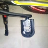 Bez Marki 2X DVIRAČIO PEDALAI, SULANKSTAMI NESLYDUS PEDALAI, ALUMINIO LYDINIS