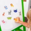 Bez Marki 36X DREWNIANE MAGNESY ZWIERZĄTKA NA LODÓWKĘ DLA DZIECI DEKORACJA PREZENT