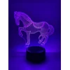 Bez Marki 3d Led Naktinė Lempa Arklys 16 Spalvų Usb Nuotolinio Valdymo Pultelis