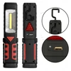Bez Marki 3in1 LED žibintuvėlis 3W COB + 1W LED, šaltai baltas (6000K), įkraunamas