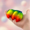 Bez Marki 3x Didelis koldūnas GNIOTEK ANTISTRESS Rainbow SQUISHY rusiškas koldūnas DUMPLINGAS