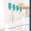 Bez Marki 4 vnt baltos šepetėlių galvutės, skirtos Philips Sonicare C1 hx6014 ProResults