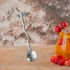 Bez Marki 4 vnt Dragonfly Spoon Arbatos šaukštelis Creative Long Handle Šaukštas Antikvarinis sidabras