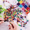 Bez Marki 4000 vnt ponių karoliukų rinkinys, 2400 vnt Rainbow Kandi karoliukų ir