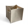 Bez Marki 4x ORGANIZER FILCOWY BEŻOWY PUDEŁKO POJEMNIK NA ZABAWKI KALLAX 30x30x30cm