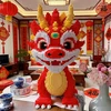 Bez Marki 5000 vienetų „Fire Dragon“ statybiniai blokai „pasidaryk pats“ dovanai