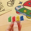 Bez Marki 6x Kūrybinis piešimas smėliu edukaciniai DAŽYMO PUSLAPIAI vaikams SAND MIX