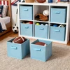 Bez Marki 6x PUDEŁKA NA ZABAWKI DZIECIĘCE SKRZYNKI 27x27 CM ORGANIZERY SKŁADANE DUŻE