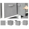 Bez Marki 6x PUDEŁKA NA ZABAWKI DZIECIĘCE SKRZYNKI 33x33 CM ORGANIZERY SKŁADANE DUŻE