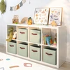 Bez Marki 6x PUDEŁKA NA ZABAWKI DZIECIĘCE SKRZYNKI 27x27 CM ORGANIZERY SKŁADANE DUŻE