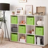 Bez Marki 6x PUDEŁKA NA ZABAWKI DZIECIĘCE SKRZYNKI 27x27 CM ORGANIZERY SKŁADANE DUŻE