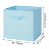 Bez Marki 6x PUDEŁKA NA ZABAWKI DZIECIĘCE SKRZYNKI 27x27 CM DUŻE ORGANIZERY SKŁADANE