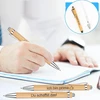 Bez Marki 9 vnt. bambukiniai rašikliai su motyvuojančiais užrašais, juodu rašalu