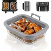 Bez Marki AIRFRYER STIKLINĖ KEPO KEPO 20X15X86CM INDUS SU RANKENA