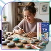 Bez Marki Akriliniai flomasteriai, 48 spalvų rinkinys vaikams, piešimui ir DIY