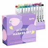 Akriliniai markeriai - flomasteriai ARRTX 30A, 30 spalvų, pastelinių atspalvių