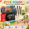 Bez Marki Akriliniai žymekliai 72 vnt. Žymekliai audiniams, akmenims, stiklui, medžiui