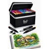 Bez Marki ALCOHOL MARKERS 262 Vnt Žymekliai Žymekliai Dvipusiai Markeriai Pro + MAIŠIS