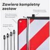 Bez Marki Aluminiowa tablica ostrzegawcza rowerowa Ece R70 50x50cm