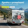 Bez Marki Aluminiowa tablica ostrzegawcza rowerowa Ece R70 50x50cm