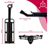 Bez Marki ALUMINIUMINIS DVIRAČIŲ STANDYNAS PO BALNIU ANT VELOXO stiebo, Juodas, 24-29 colių