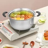 Bez Marki ANGOILY nerūdijančio plieno puodas 18 cm – NELIPA, SU dangteliu