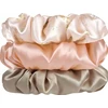 Bez Marki ANKSTESNĖS 3 VIENETĖS MULBERRY SILK MINKŠTAS ELASTINGAS SUstiprintas prašmatnus ILGAUS