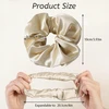 Bez Marki ANKSTESNĖS 3 VIENETĖS MULBERRY SILK MINKŠTAS ELASTINGAS SUstiprintas prašmatnus ILGAUS
