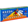Bez Marki Apvali balta kreida, nežymi, 12 vnt