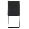 Bez Marki ATRAMOSIOS KĖDĖS 2 Vnt 102X45X65 CM JUODOS PIA LOFT VALGOMO KAMBARIAI