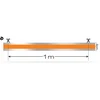 Bez Marki Atspindinti siuvimo juosta vaikams, oranžinė, 4 cm, 5 m