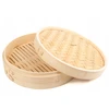 Bez Marki Bambuko garlaivis 24 cm, 1 pakopos dangtelis, garinantis rankdarbių wok