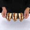 Bez Marki Bangos formos nerūdijančio plieno „Taco“ laikiklis „Taco“ ekrano stovas blynų stovas, juodas