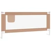 Bez Marki Barierka zabezpieczająca do łóżka taupe 200 x 25 cm, wysokość 70-95 c