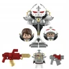 Bez Marki „Battle Sister“ liepsnelės sidabrinė Adepta Sororitas iš WH40K kaladėlių minifigūrėlės