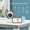 Bez Marki Belaidis sukamasis FHD WIFI elektroninis kūdikio monitorius TUYA LCD ZOOM kamera