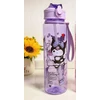 Gertuvė Bez Marki BIDON BUTELKa kotek KUROMI 700ML su naklejkami violetinė