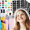 Bez Marki Blizgančios tatuiruotės VAIKAMS PLAUNAMI ŠABLONAI 30 SPALVŲ 157 in 1 XXL RINKINYS