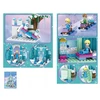 Bez Marki BLOKAI Frozen Elsa Elsa's Ice Palace Olaf 848 blokelių rinkinys Frozen 04
