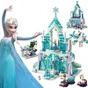 Bez Marki BLOKAI Frozen Elsa Elsa's Ice Palace Olaf 848 blokelių rinkinys Frozen 04