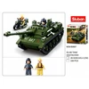 Bez Marki Blokai SU-85 TANK Tank Destroyer + Armija 2 FIGURES + variklis + PRIEDAI