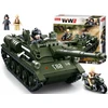 Bez Marki Blokai SU-85 TANK Tank Destroyer + Armija 2 FIGURES + variklis + PRIEDAI