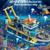 Bez Marki BLOKUOJA LAIVĄ OCEAN EXPLORER LED LAIKOMASIS ŽAISLAS 542 ELEMENTAI 6+ M. ​​VAIKAMS