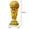 Bez Marki Bricks World Cup Golden Ball Trophy 1642 vnt. 20,5 cm